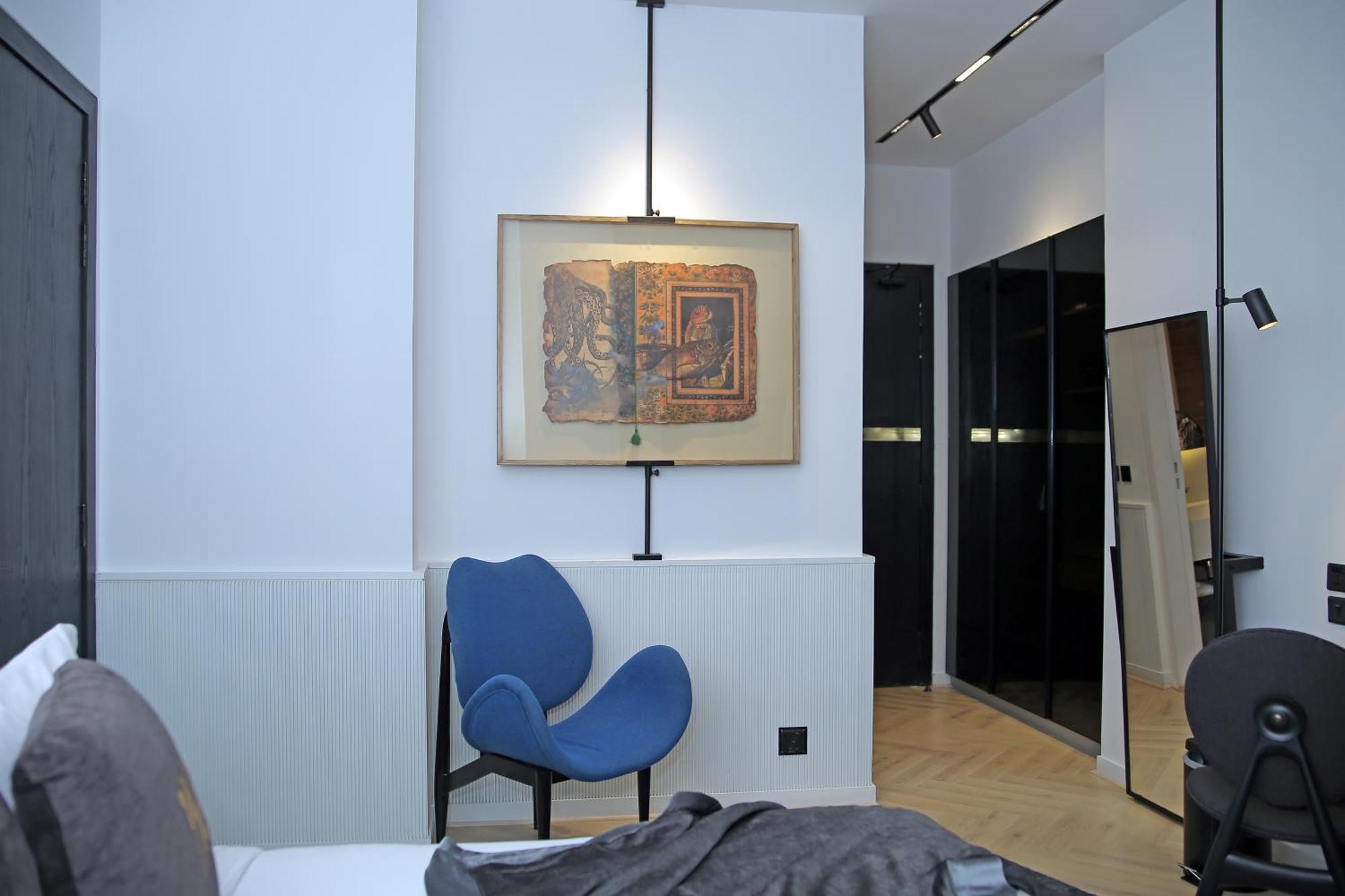 Ambiance Boutique Art Hotel Lahore Værelse billede Track lighting